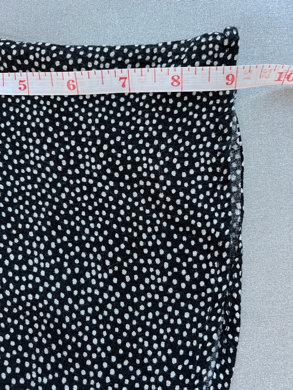 LOFT | Black & White Dot Short Flutter Sleeves Office Blouse Style #612187 Small - Picture 13 of 17